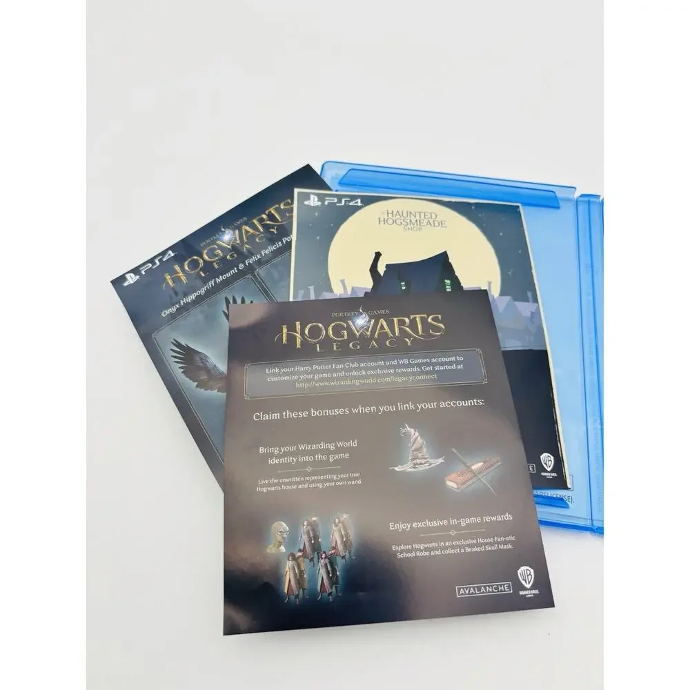 Hogwarts Legacy PS4 (Sony PlayStation 4) CIB Complete Tested Working VG Cond